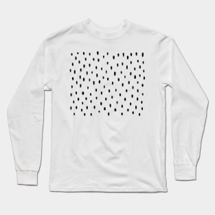 Black dots pattern Long Sleeve T-Shirt